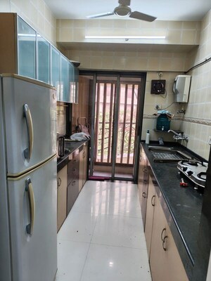 Kitchen in 2 BHK Apartment at K Raheja Vihar, Powai – for Rent