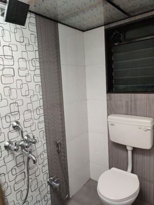 Bathroom in 2 BHK Apartment at K Raheja Vihar, Powai – for Rent