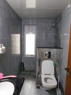 Bathroom in 2.5 BHK Apartment at Aparna Sarovar Zenith, Nallagandla – for Rent