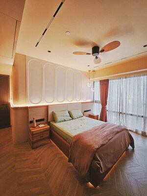 Bedroom in 3 BHK Apartment at Indiabulls Sky Forest, Lower Parel – for Rent