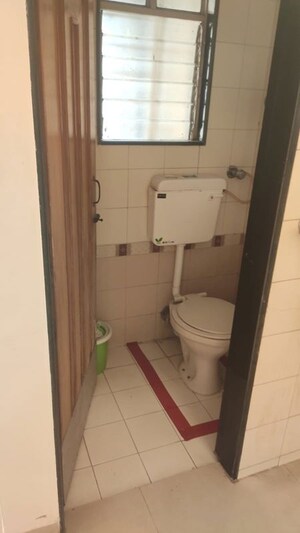 Bathroom in 1 BHK Apartment at Bhoomi Castle, Malad West – for Rent