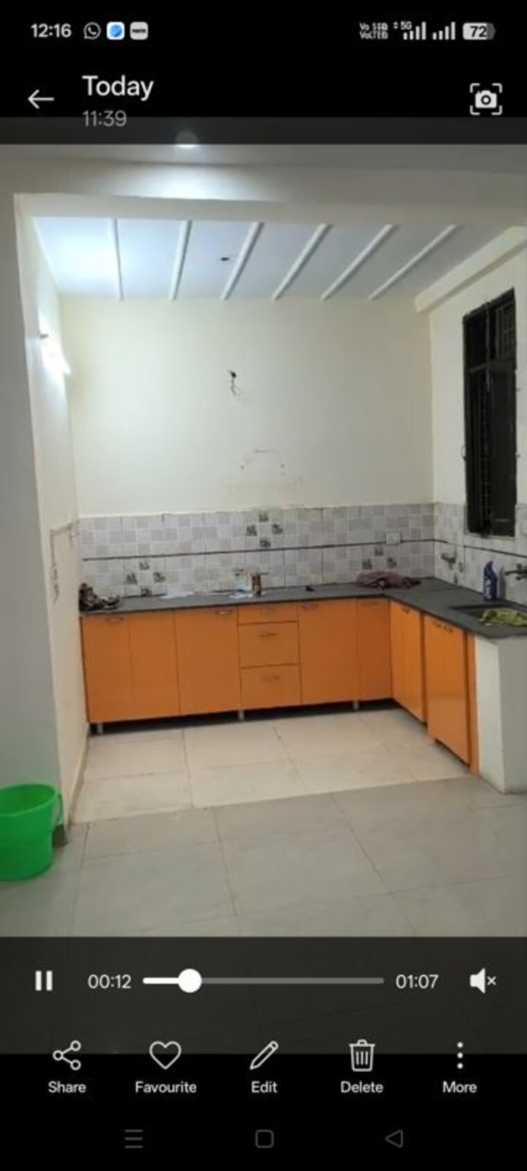 Kitchen, vaishali sector 4 2 Bedroom 950 Sq.Ft. Builder Floor In Vaishali Sector 4 Ghaziabad 10735565