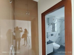 Bathroom in 3 BHK Apartment at Unitech The Residences Gurgaon, Sector 33 – for Rent