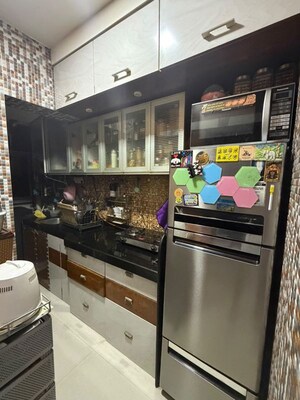 Kitchen in 1 BHK Apartment at Spring Grove Uno Society, Kandivali East – for Rent