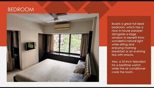 Bedroom in 1 BHK Apartment at Exotic Palace, Versova – for Rent