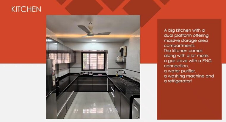 Kitchen, exotic-palace 1 Bedroom 550 Sq.Ft. Apartment In Versova Mumbai 10735793