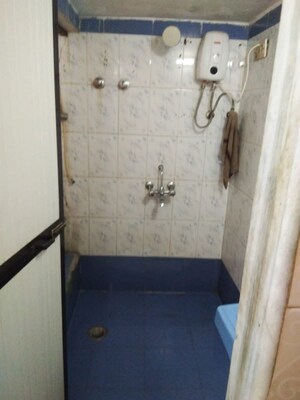 Bathroom in 1 BHK Apartment at Hill View CHS, Borivali West – for Rent