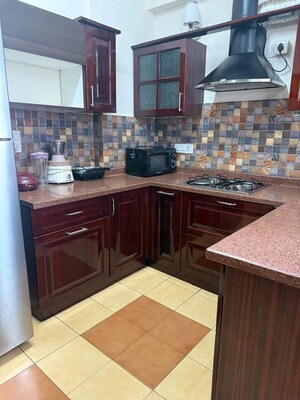 Kitchen in 3 BHK Apartment at Vipul Greens, Sector 48 – for Rent