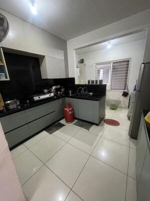 Kitchen in 3 BHK Apartment at Brigade Citadel, Moti Nagar – for Rent