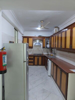 Kitchen in 3 BHK Builder Floor at Green Park – for Rent