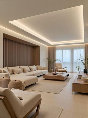 Living Room in 3 BHK Apartment at Godrej Miraya, Sector 43 – for Sale