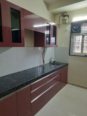 Kitchen in 2 BHK Apartment at Ashar Axis, Majiwada – for Rent