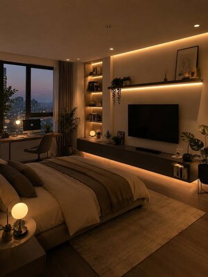 Living Room in 4 BHK Apartment at Godrej Miraya, Sector 43 – for Sale