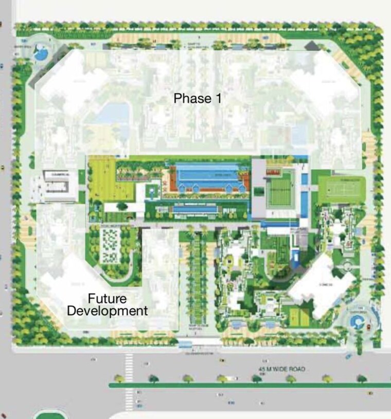 Master Plan, godrej-palm-retreat 4 Bedroom 3300 Sq.Ft. Apartment In Sector 150 Noida 10735941