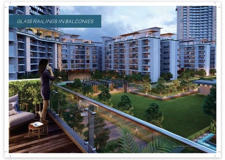 Exterior View, godrej-palm-retreat 3 Bedroom 2450 Sq.Ft. Apartment In Sector 150 Noida 10735934