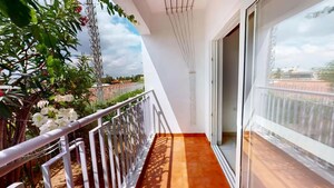 Balcony in 3 BHK Apartment at Salarpuria Sattva Cadenza, Kudlu Gate – for Sale