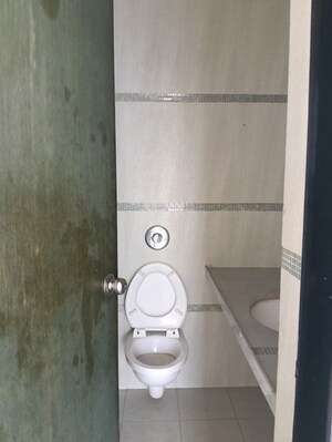 Bathroom in 3 BHK Apartment at Kesar Harmony, Kharghar – for Rent