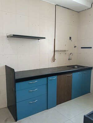 Kitchen in 3 BHK Apartment at Kesar Harmony, Kharghar – for Rent