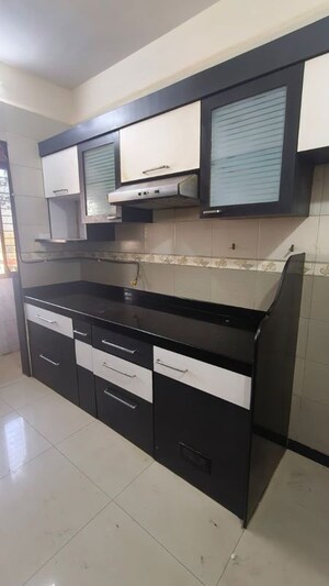 Kitchen in 3 BHK Apartment at Patel Heritage, Kharghar – for Rent