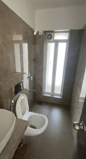 Bathroom in 2 BHK Apartment at L And T Seawoods Residences, Seawoods – for Rent