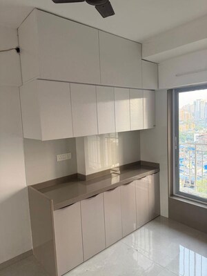 Kitchen in 2 BHK Apartment at L And T Seawoods Residences, Seawoods – for Rent