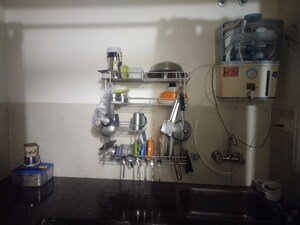 Kitchen in 2.5 BHK Apartment at Ajnara Homes, Sector 16b Greater Noida – for Rent
