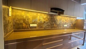 Kitchen in 2 BHK Apartment at Kadambari CHS Andheri, Andheri East – for Rent