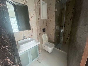 Bathroom in 3 BHK Apartment at Lodha World View, Worli – for Sale