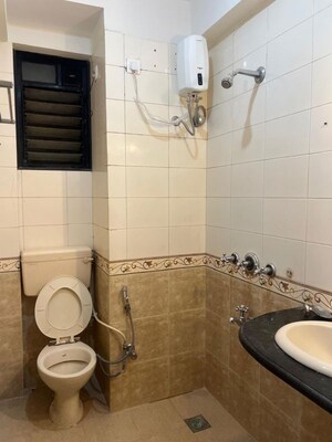 Bathroom in 2 BHK Apartment at Jalvayu Vihar Phase 2 and 3, Kharghar Sector 20 – for Rent