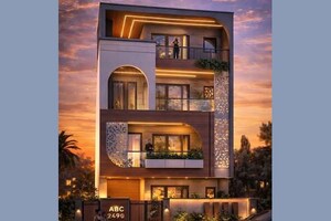 4 BHK Builder Floor – Exterior View View at Janakpuri - for Sale