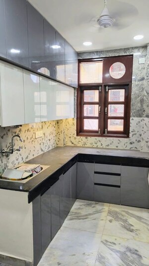 Kitchen in 3 BHK Builder Floor at West Patel Nagar – for Sale