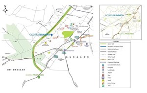 3 BHK Apartment – Map Location View at Godrej Summit, Sector 104 - for Sale