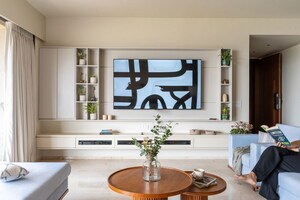 Living Room in 4 BHK Builder Floor at Janakpuri – for Sale