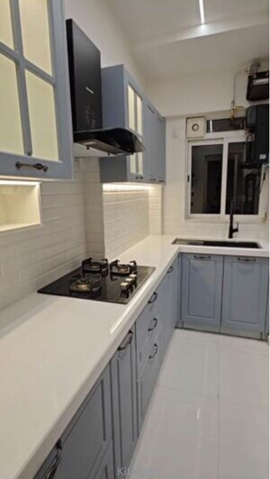Kitchen in 2 BHK Apartment at Lodha Amara, Kolshet Road – for Rent