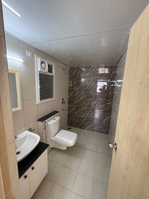 Bathroom in 2 BHK Apartment at Mantri Webcity, Hennur Road – for Rent