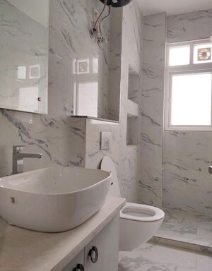 Bathroom in 4 BHK Apartment at Aradhya Homes, Sector 67a – for Rent