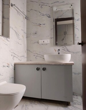 Bathroom in 4 BHK Apartment at Aradhya Homes, Sector 67a – for Rent