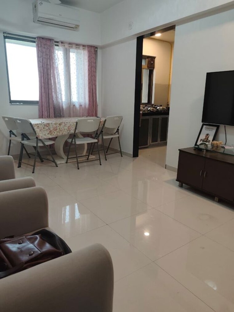 Living Room, cosmos-enclave 2 Bedroom 648 Sq.Ft. Apartment In Kasarvadavali Thane 10736399
