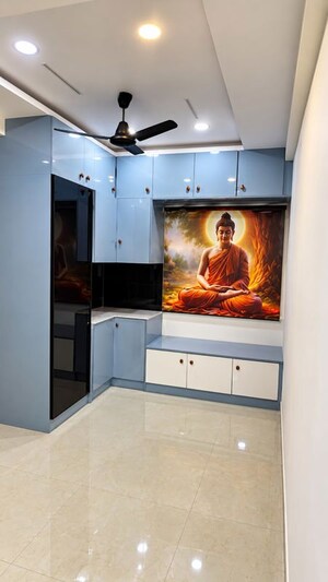 Furnished Amenities in 3 BHK Apartment at Ramky One Harmony, Pragathi Nagar – for Rent