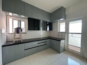 Kitchen in 3 BHK Apartment at Aparna Cyberscape, Nallagandla – for Rent