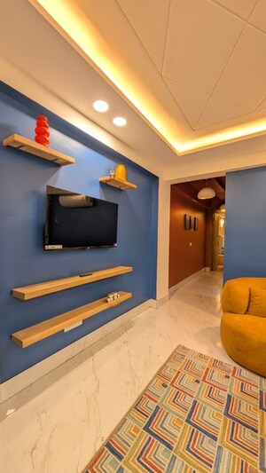Hall in 2 BHK Apartment at Palm Residency Chhatarpur, Chattarpur – for Rent