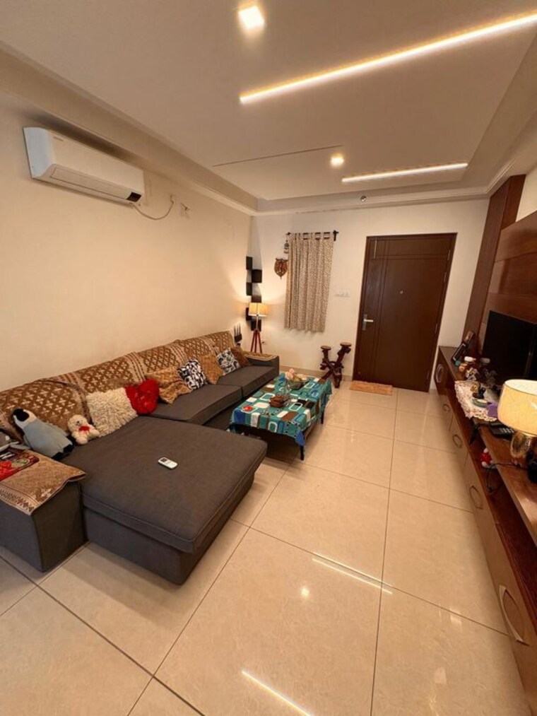 Living Room, smr-vinay-fountainhead 3 Bedroom 1945 Sq.Ft. Apartment In Hafeezpet Hyderabad 10736481