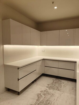 Kitchen in 4 BHK Apartment at Bhartiya City Leela Residences, Thanisandra Main Road – for Sale