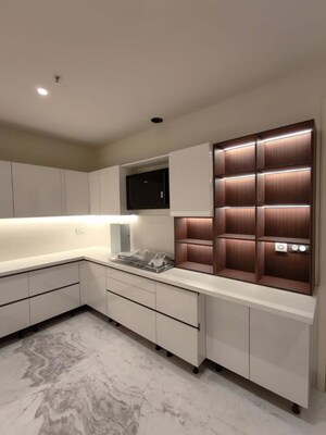 Kitchen in 4 BHK Apartment at Bhartiya City Leela Residences, Thanisandra Main Road – for Sale