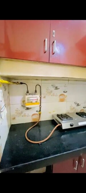 Kitchen in 1 BHK Apartment at Dwarka Sector 16 – for Rent