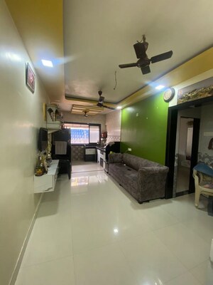 Living Room in 1 BHK Apartment at Dombivli East – for Sale
