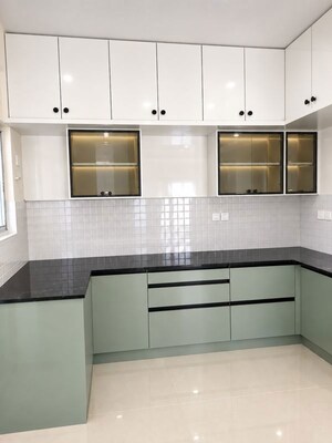 Kitchen in 2 BHK Apartment at Adarsh Greens, Kogilu – for Rent
