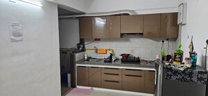 Kitchen in 3 BHK Apartment at Goyal Orchid Valley, Shela – for Rent