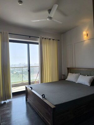 Bedroom in 3 BHK Apartment at Krisumi Waterfall Residences, Sector 36a – for Rent