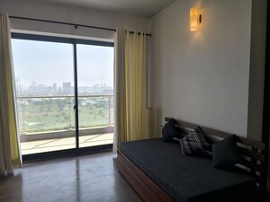 Bedroom in 3 BHK Apartment at Krisumi Waterfall Residences, Sector 36a – for Rent
